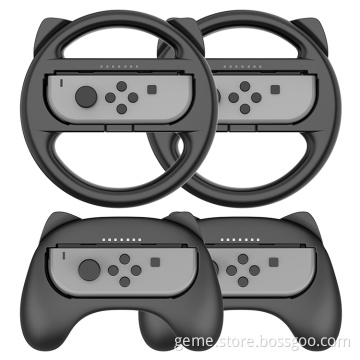 For Nintendo Switch Racing Wheel Controller Grip Kit